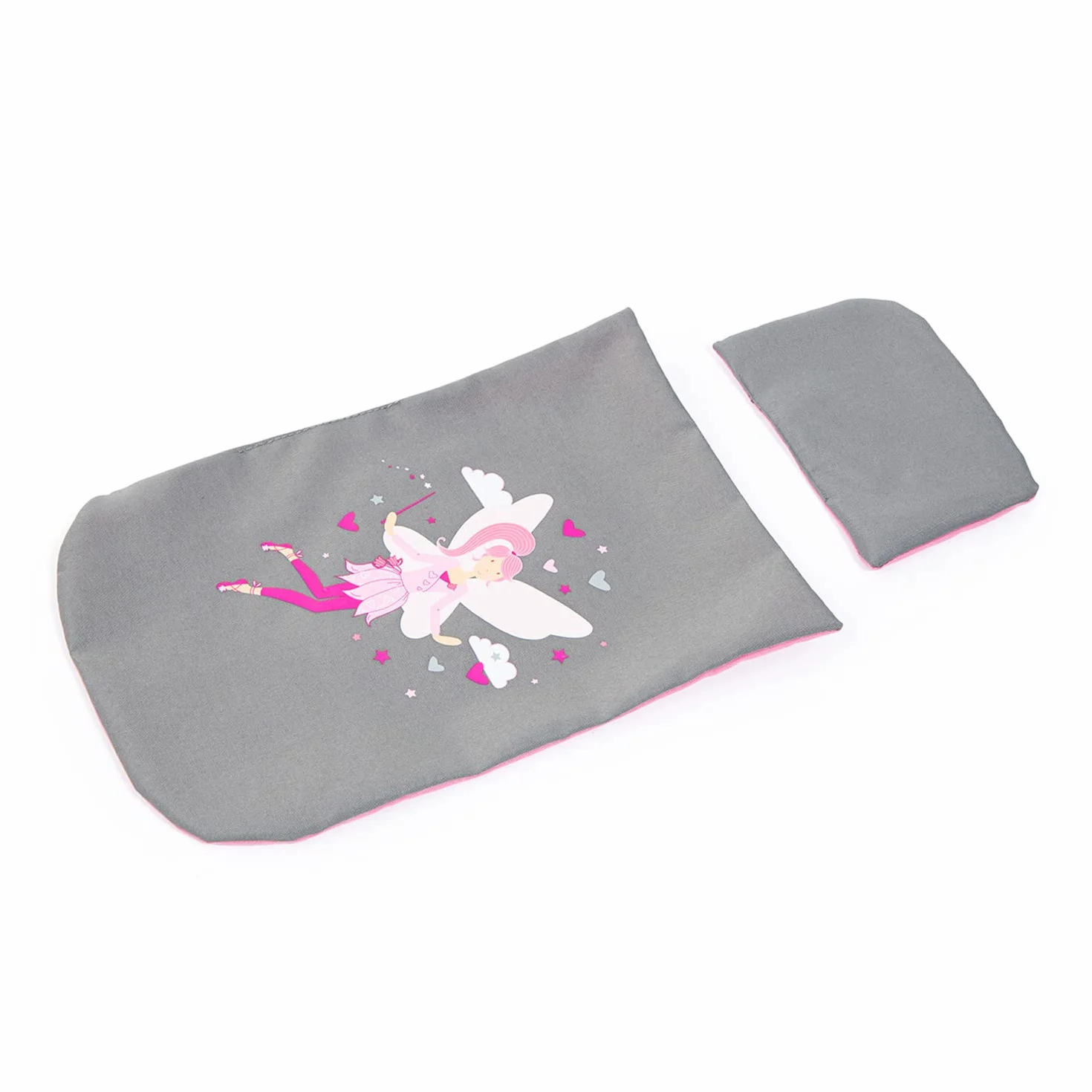 Bayer Design 12766AA Carrozzina per Bambole Cosy, Pieghevole, con Borsa, Cuscino e Coperta
