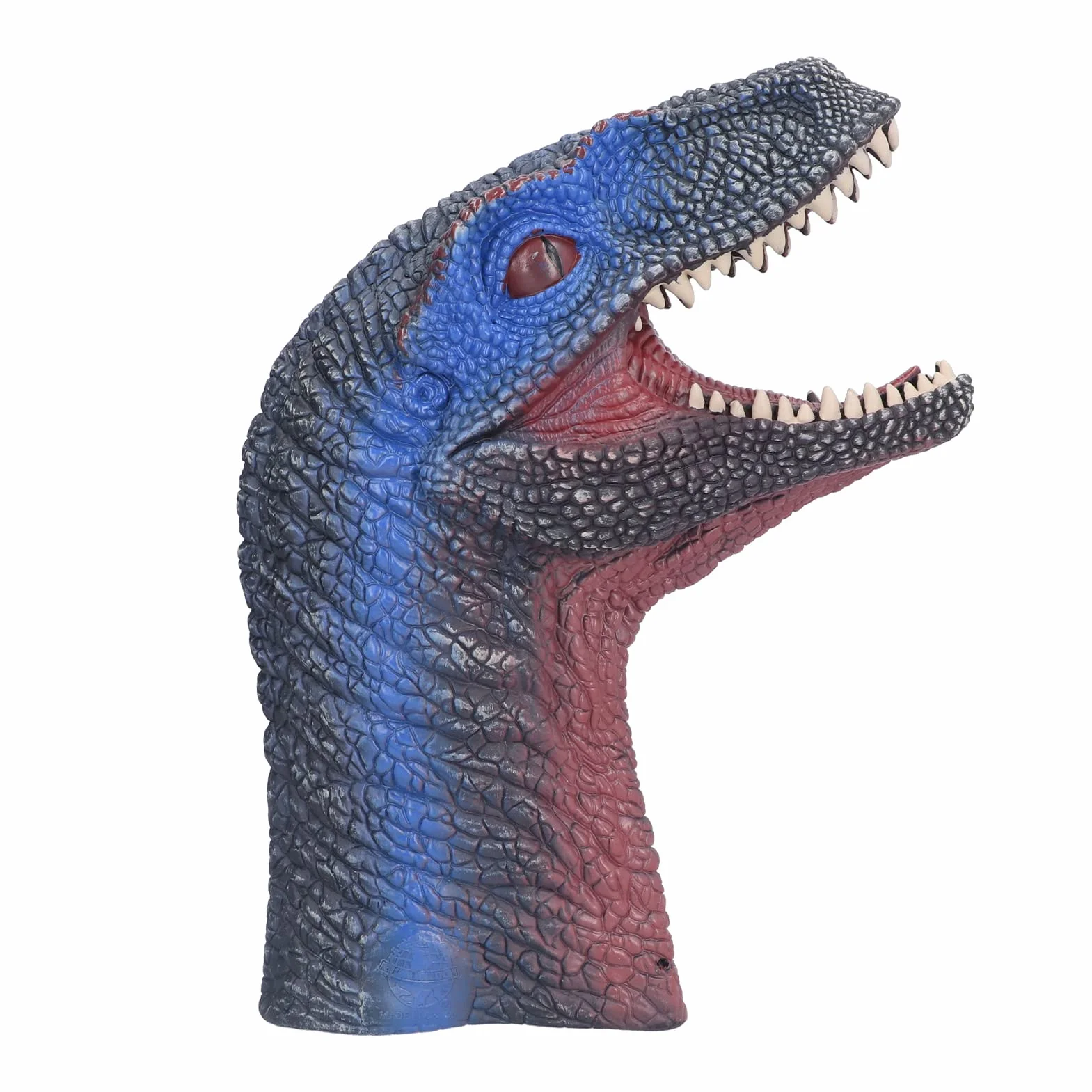 Burattino a Mano a Forma di Dinosauro, Giocattolo Interattivo in Morbida Gomma Atossica per Bambini