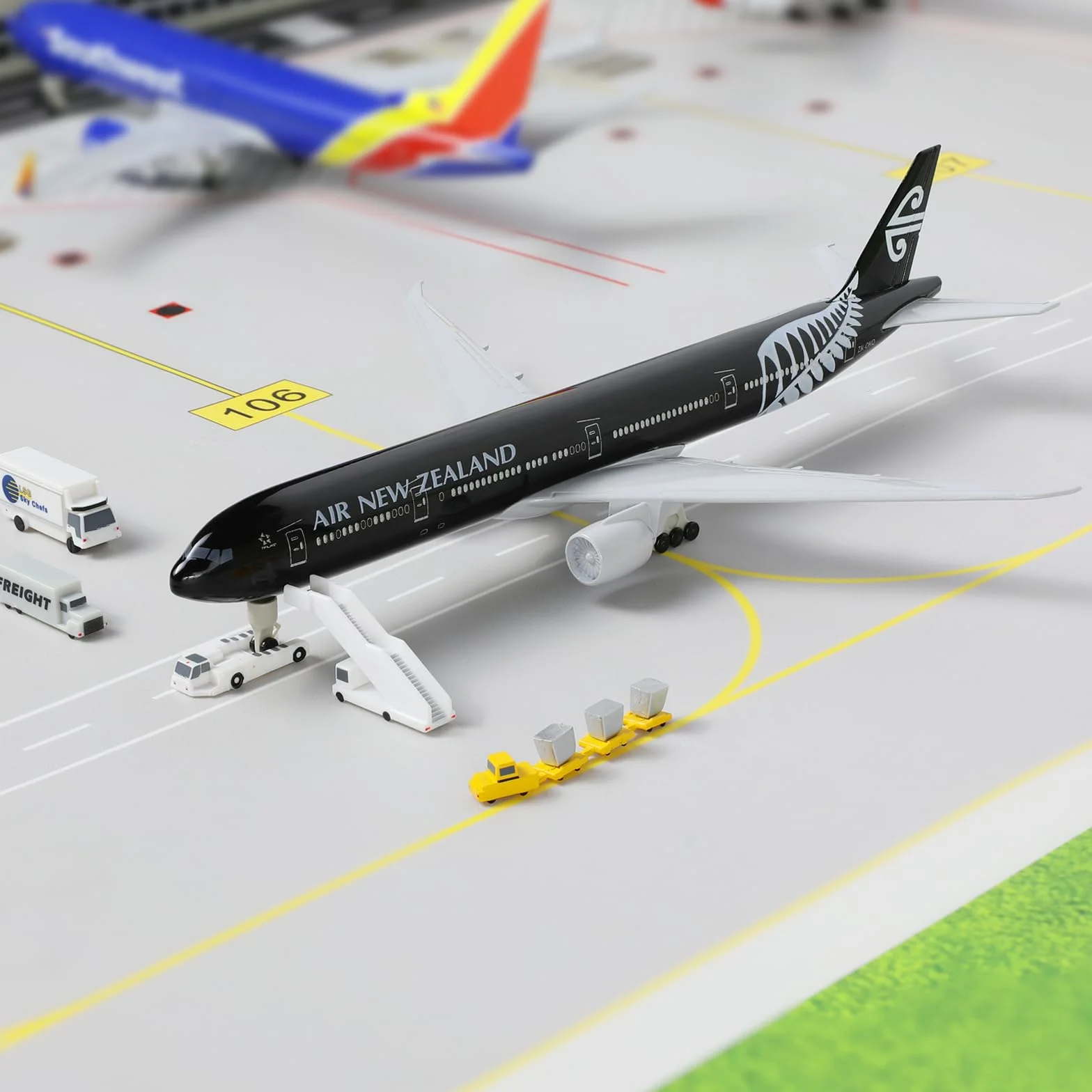 Boeing 777 modello aereo in metallo pressofuso 8,3 pollici Nuova Zelanda