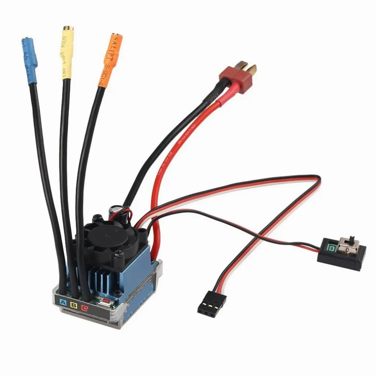 Per Racing SL 1:10 1:12 120A 25A 35A 60A Regolatore Velocità Senza Spazzole ESC RC Modello Camion Per Auto Accessorio Modificato Ricambio Ricambi RC