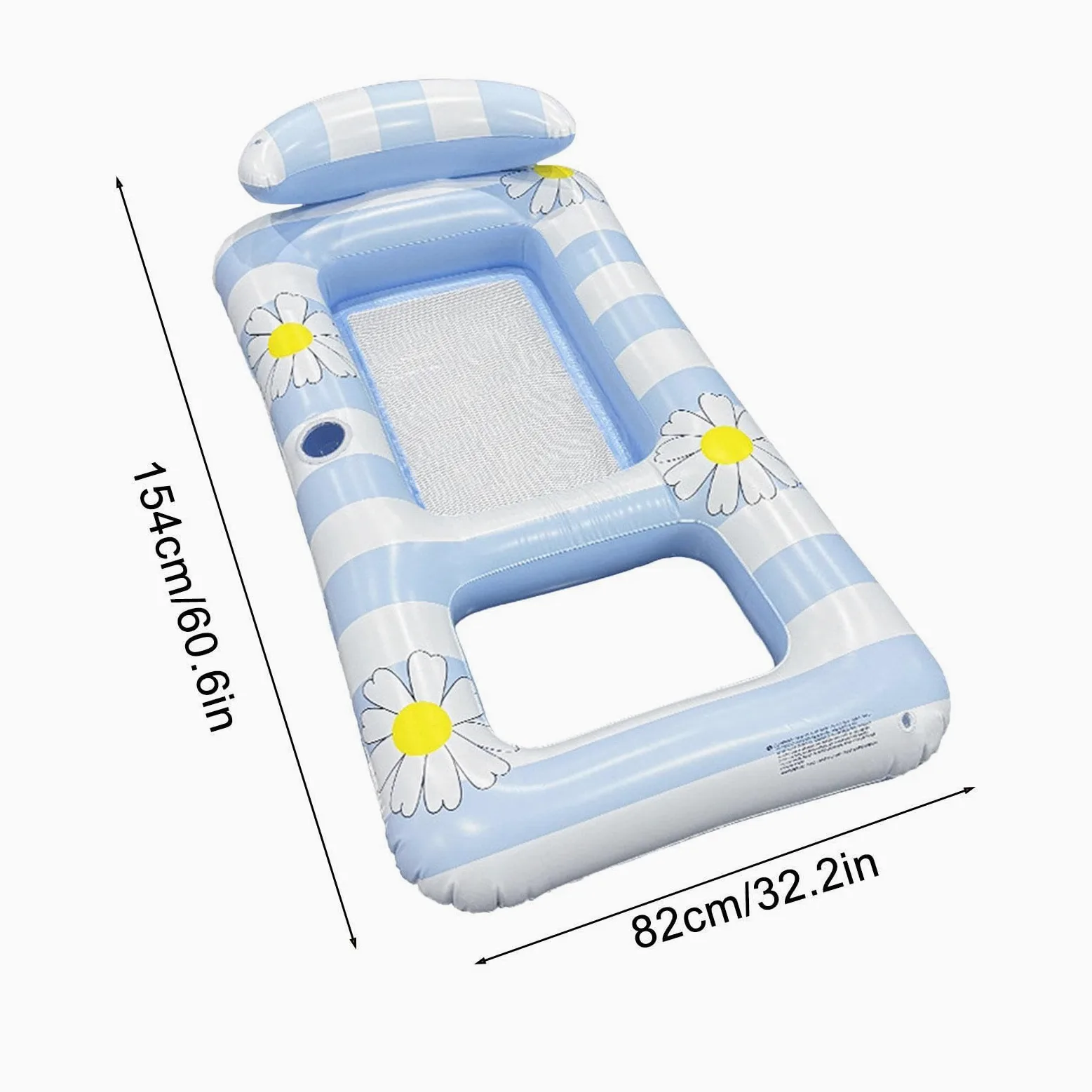 Galleggianti Da Piscina Per Adulti Materassino Gonfiabile con Poggiatesta | Lettino Prendisole Portatile Da Piscina per Spiaggia Lago Fiume Festa Ritrovo Giardino Cortile Campeggio Vacanza