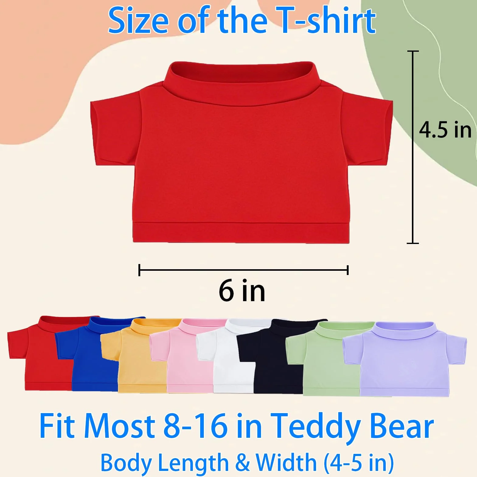 Vestiti Personalizzati per Oorsacchiotti con Nome del Foto, Abbigliamento Personalizzato Animali Peluche Adatto a Orsi di Peluche di 20-40 cm, Abbigliamento Personalizzato per Bambole