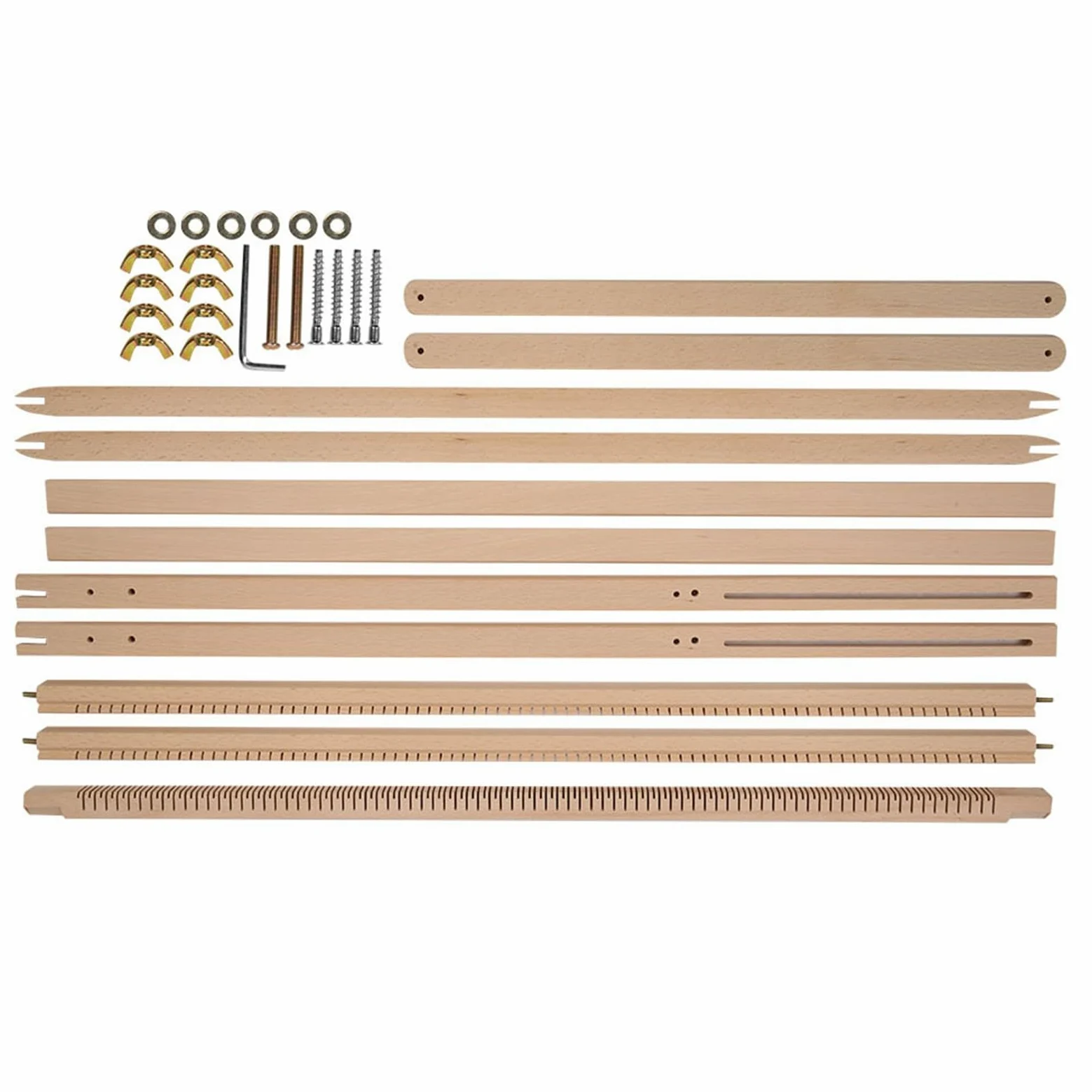 CHICIRIS Giocattolo di Tessitura per Bambini con Staffa Regolabile per la Macchina per Tessitura a Mano, un Montaggio Facile, Adatto a Arazzi e Sciarpe, Materiale in Legno