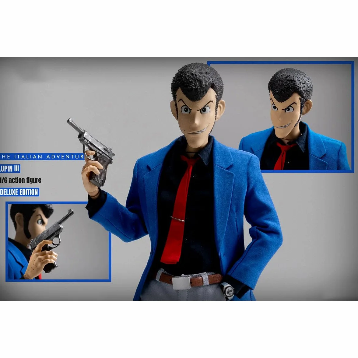 HiPlay Infinite 1/6 Lupin III L’Avventura Italiana: Lupin Sansei Edizione Deluxe Figure d'Azione Personaggi Anime
