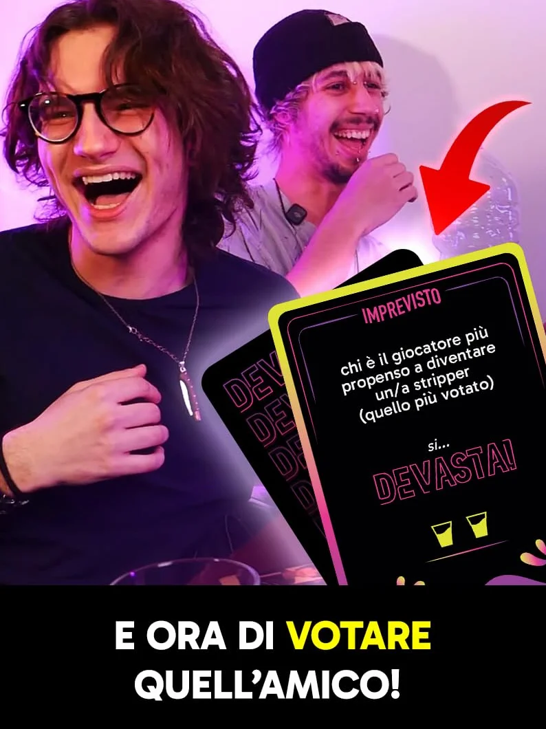 Hai Mai e Imprevisti (Versione 2025) | Gioco da tavolo alcolico per Gen Z (18+) | Carte per bere con sfide, gossip e meme | Perfetto per feste