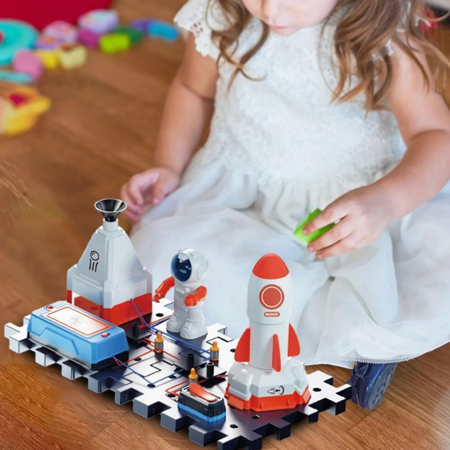 Kit Scientifici Circuiti per Bambini Laboratorio Scientifico per Bambini | Costruttivi di Fisica per Bambini 7-14 Anni con Giochi di Apprendimento