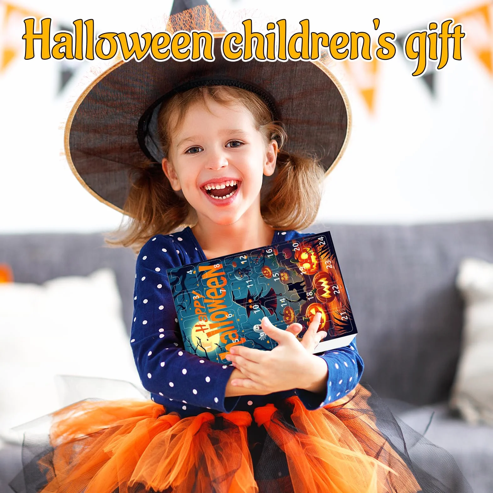 Calendario dell'Avvento di Halloween 2025, 24 giorni di Halloween, conto alla rovescia, con 24 pezzi di zucca horror, fantasma, teschio, mini figure decorazioni per bambini e adulti (orrore)