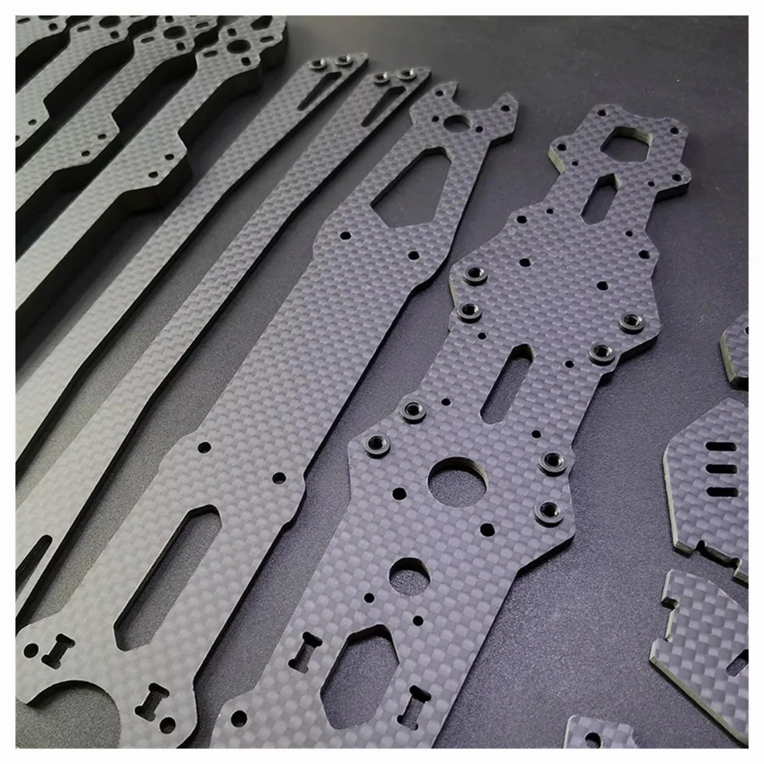 Compatibile con MAK4, V2 MARK4 Drone Frame KIT 8/9/10 pollici 367/387/427 mm in fibra di carbonio for RC Freestyle Long Range Racing Quadcopter(MARK4 V2 8inch)