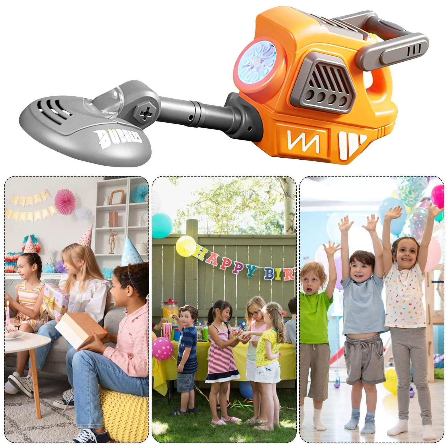 Generatore Di Bolle Per Bambini da bagno a forma di irrigatore | Macchina A Bolle Con Ed A Batteria Per Bambino Bambina All'aperto Compleanno Festa Prato Cortile Matrimonio Giardino Bambino