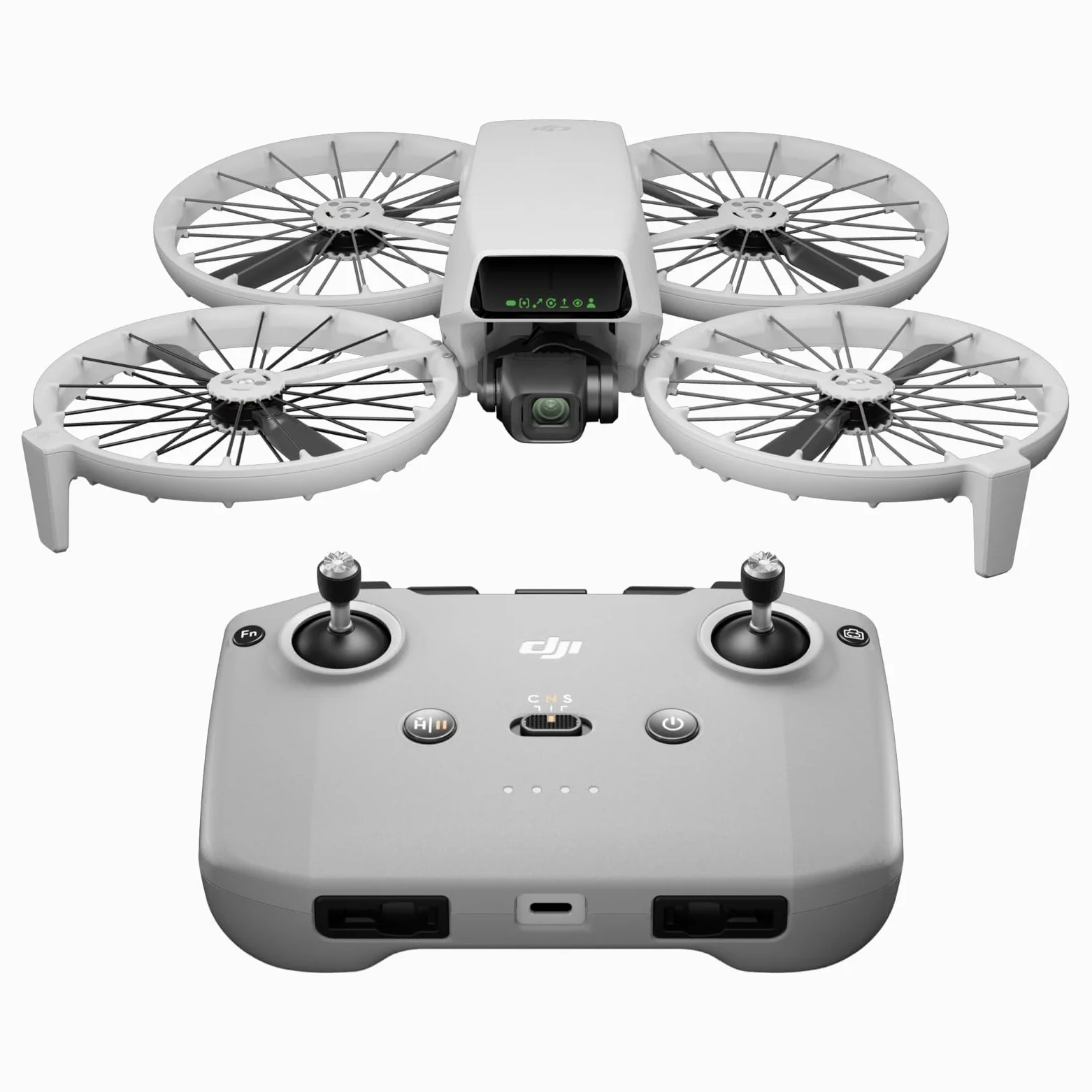 DJI Flip – Mini Drohne mit Kamera 4K Für Erwachsene, unter 249g, Follow-Me, 13 km HD-Übertragung, 31 Min Flugzeit, Handstart, Automatische Rückkehr, Kompakte Drohne mit Kamera Für Reise & Alltag