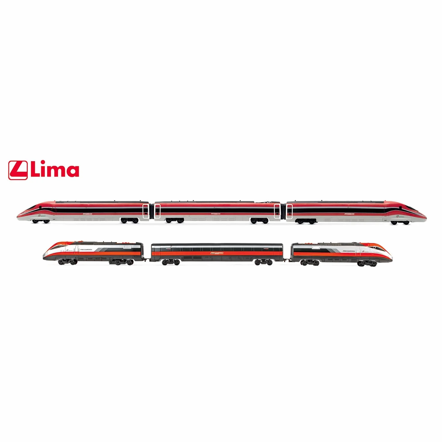 Lima Treno Set Frecciarossa 1:87, ETR500 e ETR1000, Modellino Scala HO, A Batterie, 3+ Anni