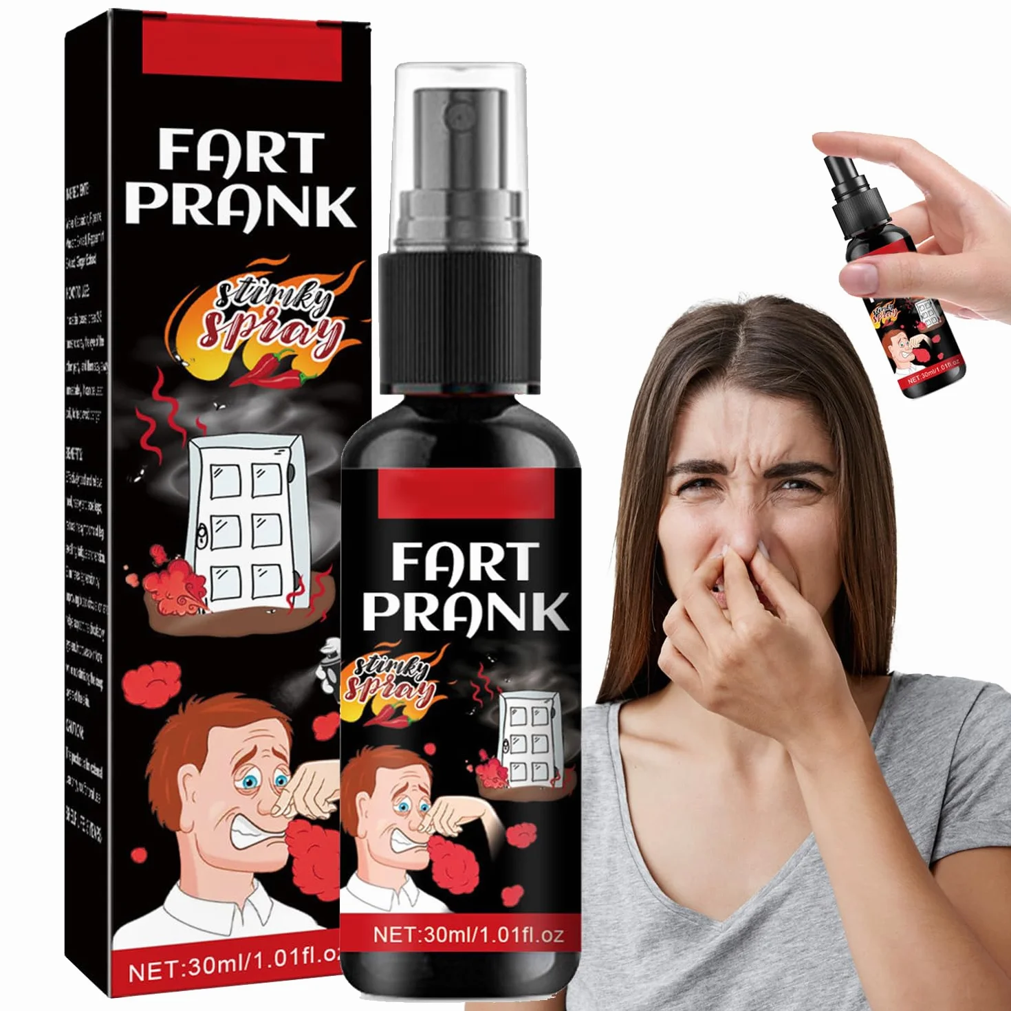Spray Puzzolente Liquido, Scoreggia Liquido, Liquido Farta Spray, Farta Puzzolente Spray, Liquido Scoreggia Odore, Spray Scoreggia Liquido, Che Odora Puzzolente, Roba di chili Scherzosa Non Tossica