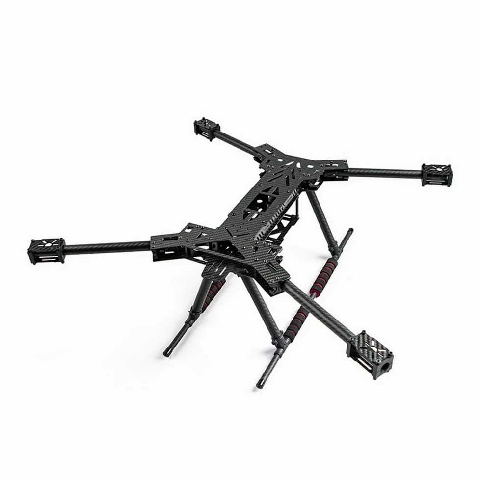 Kit telaio for aereo pieghevole Flyroun F680 ZD680 in fibra di carbonio | Adatto for il di controllo di volo PIXHAWK/Ardupilot for RC
