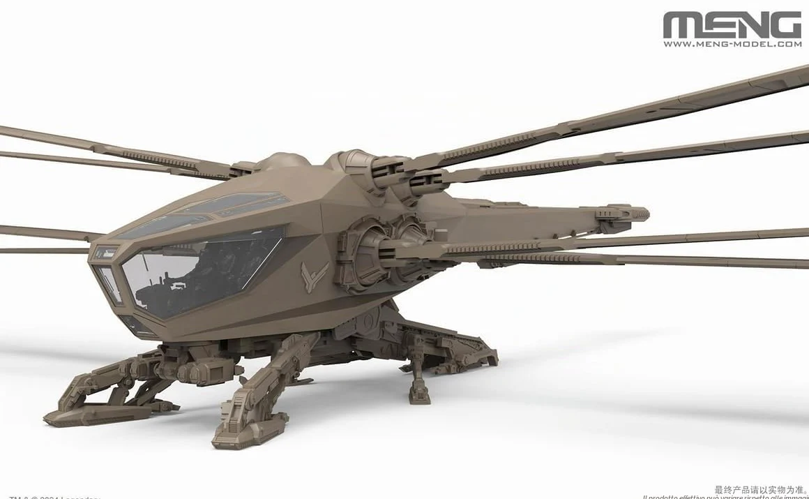 Meng model - dune atreides ornithopter 1/72 - meng model ds007