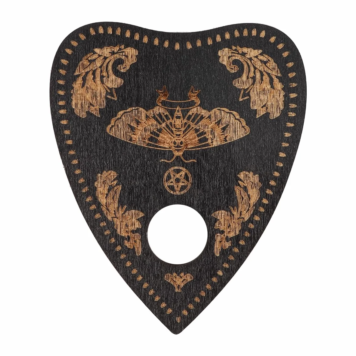 Set Di Tavole Ouija Nere in Legno, Classiche Tavole Parlanti Con Planchette, Tavola Degli Spiriti Con Messaggi Metafisici, Regali Wiccan Per Forniture Di Stregoneria
