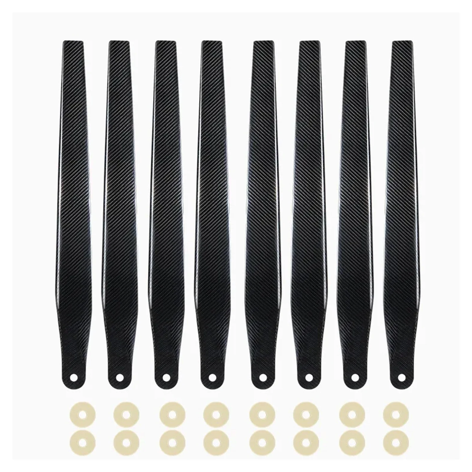 R5627 Materiale pieghevole in fibra di carbonio for la protezione delle piante Drone CW CCW Eliche for accessori agricoli T60(4pcs CW and 4pcs CCW)