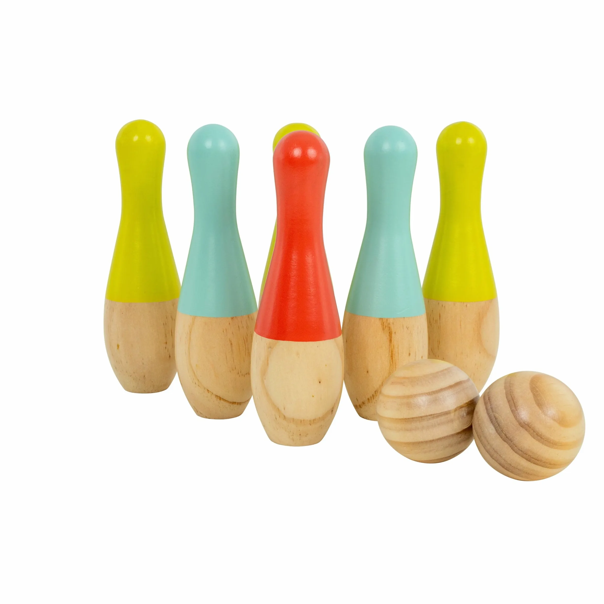 TP Toys FSC - Gioco di Birilli in Legno, da 3 Anni, Gioco di indirizzi all'aperto per Bambini e Famiglie, attività giocosa, attività all'aperto – Perfetto per Giardino e momenti amichevoli