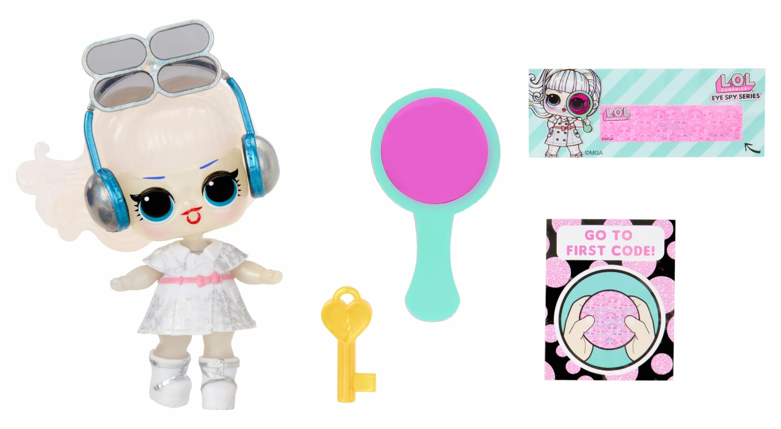 L.O.L. Surprise! Eye Spy Series Tots: Include 1 Bambola, Confezione Cieca, Cambio Colore, Sorprese da Svelare, Abiti e Accessori. Colleziona Tutte le 8 Bambole