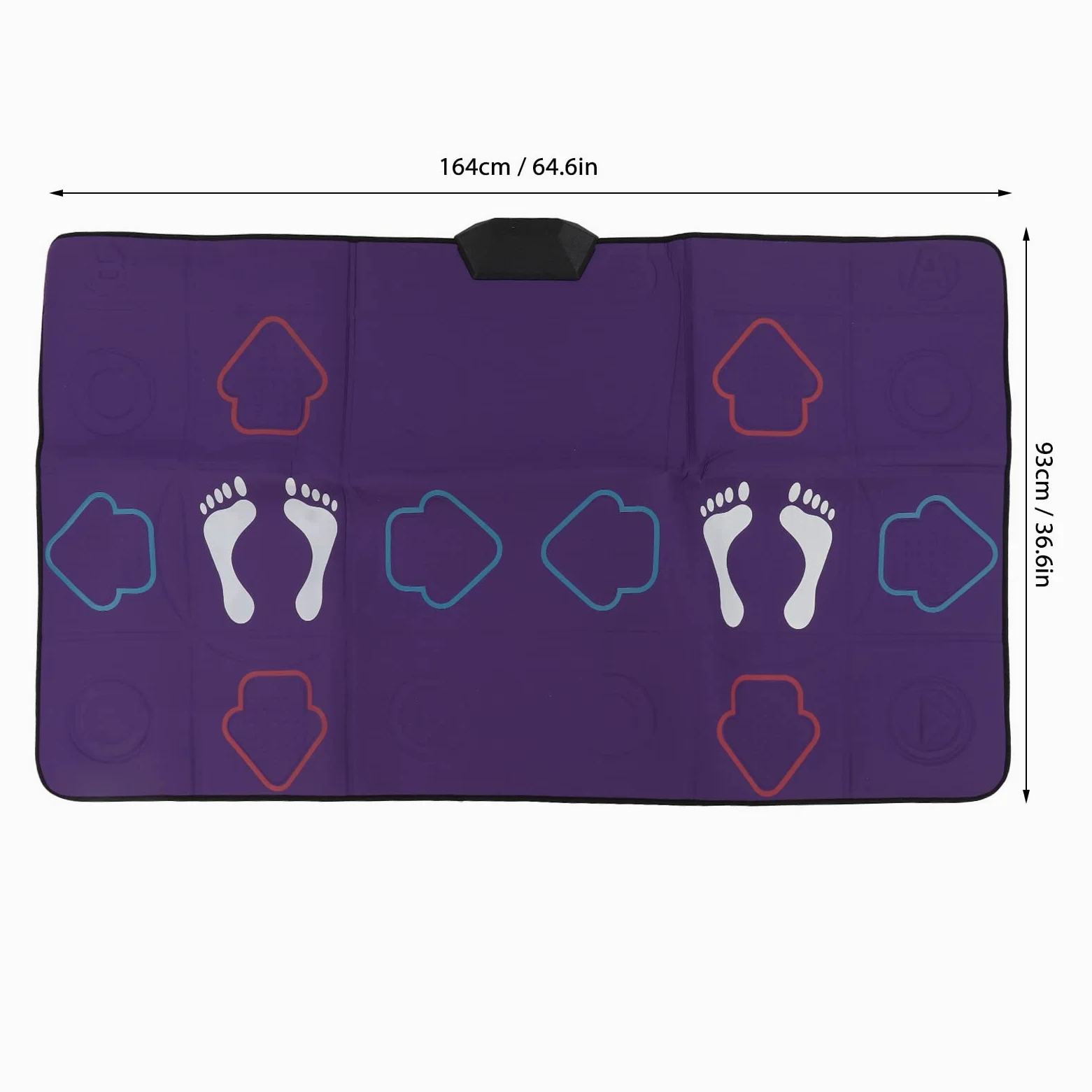 Fabater Giochi di Tappetino da Ballo per la TV, Tappetini da Ballo Elettronico Musicali Wireless con Videocamera HD, Pad da Doppio Utente, Step Pad da Danza Antiscivolo, Tappetino