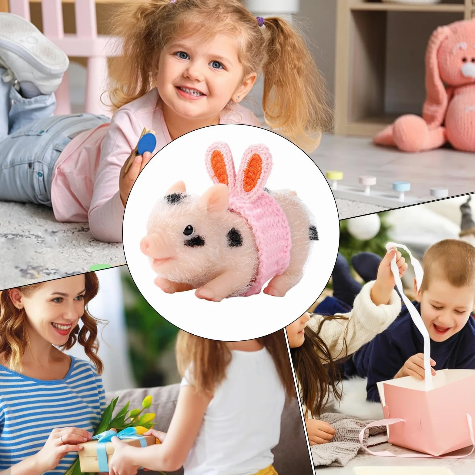 Giocattoli animali da bambino, suonare animali Piacili realistici | per infermieri per bambini, decorazioni per la casa divertenti, calze natalizie di compleanno per ragazzi ragazze