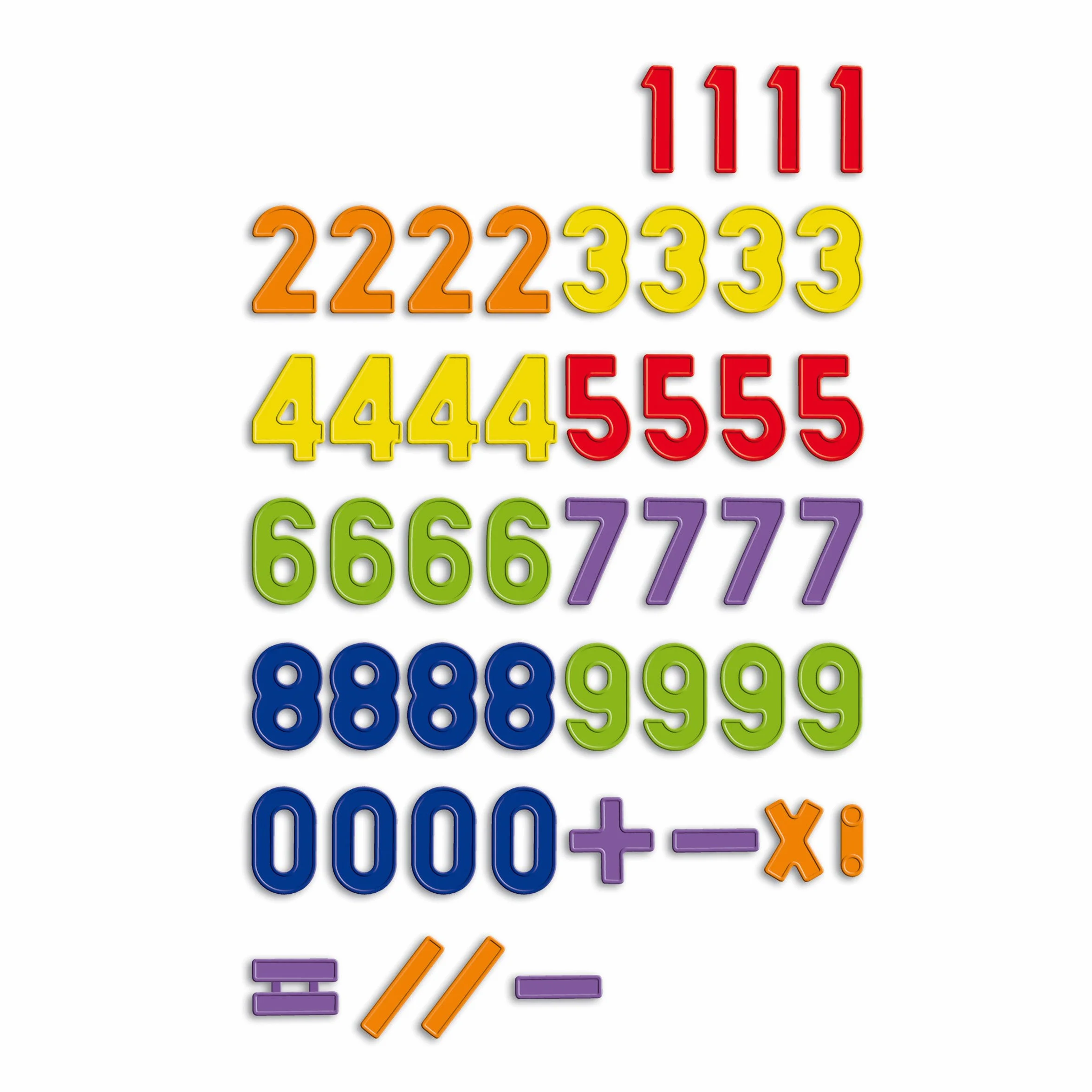 Quercetti 123 Magnetic Ricambi Numeri, Ideale con Lavagna Magnetica per Bambini, 48 Numeri Magnetici Colorati, Giochi Educativi 4 Anni, Regalo Bambina 5 Anni, Giochi Bambini 4 Anni Made in Italy