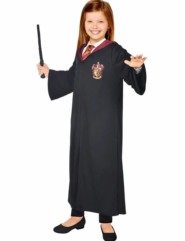 Amscan - Costume da bambino Hermione, Hogwarts, Harry Potter, Grifondoro, mago, maga, carnevale