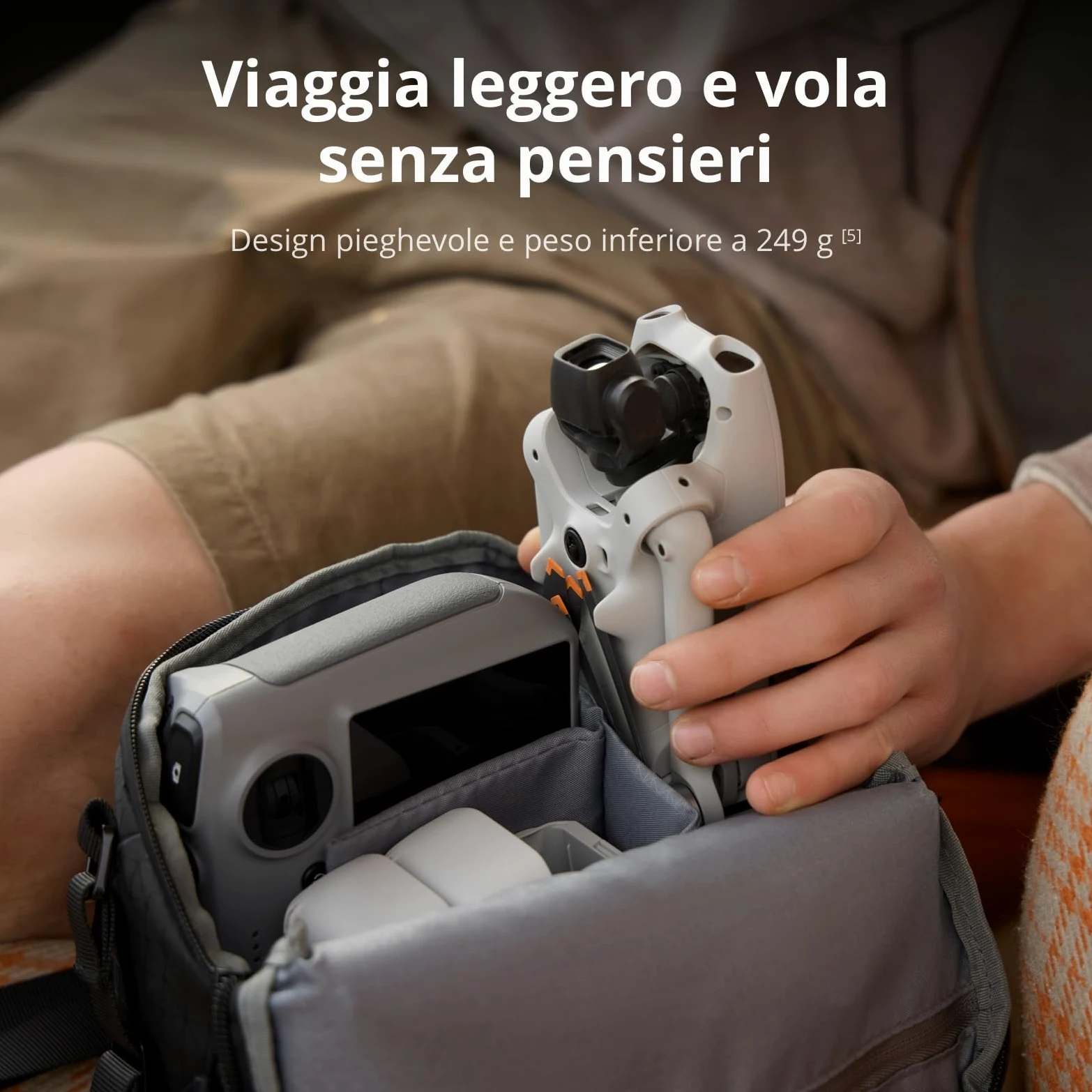 DJI Lito X1, drone 4K per principianti, Versione aggiornata di Mini 3 | Rilevamento degli ostacoli, ActiveTrack, sensore 1/1,3", per adulti, leggero e pieghevole, trasmissione video 15km, C0