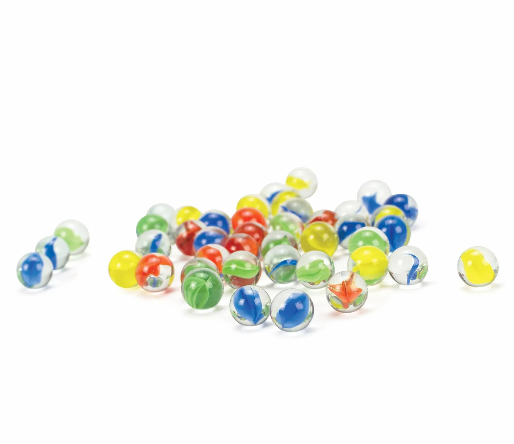 Hape Quadrilla Biglie da gara 50 biglie di vetro colorate