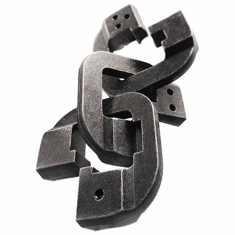 Rompicapo in Metallo Catena 3D Puzzle Livello Difficoltà Avanzato