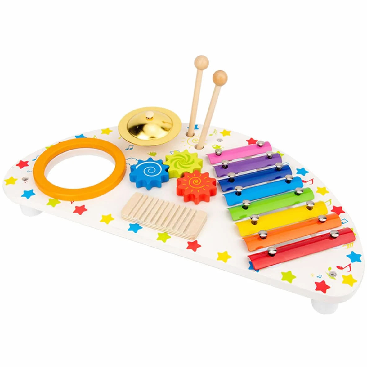 BESPORTBLE Strumenti Musicali Montessori in Legno per Ragazzo Ragazza Ragazza di Xilofono Educativo Musicale Giocattolo Sicuro e Durevole per Feste e Eventi in Classe
