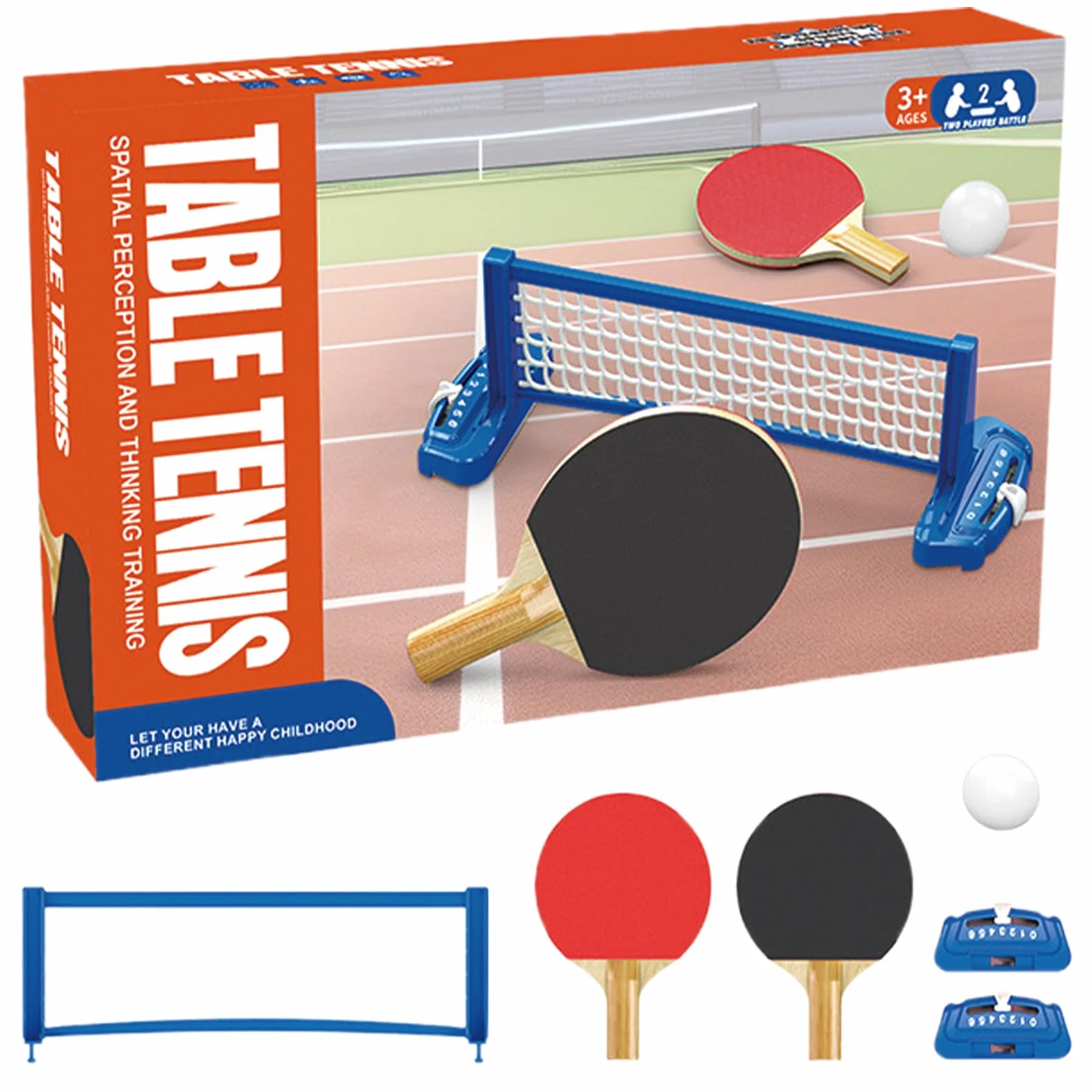Set Tennis Tavolo Mini Gioco Da Scrivania Bambini Educativo