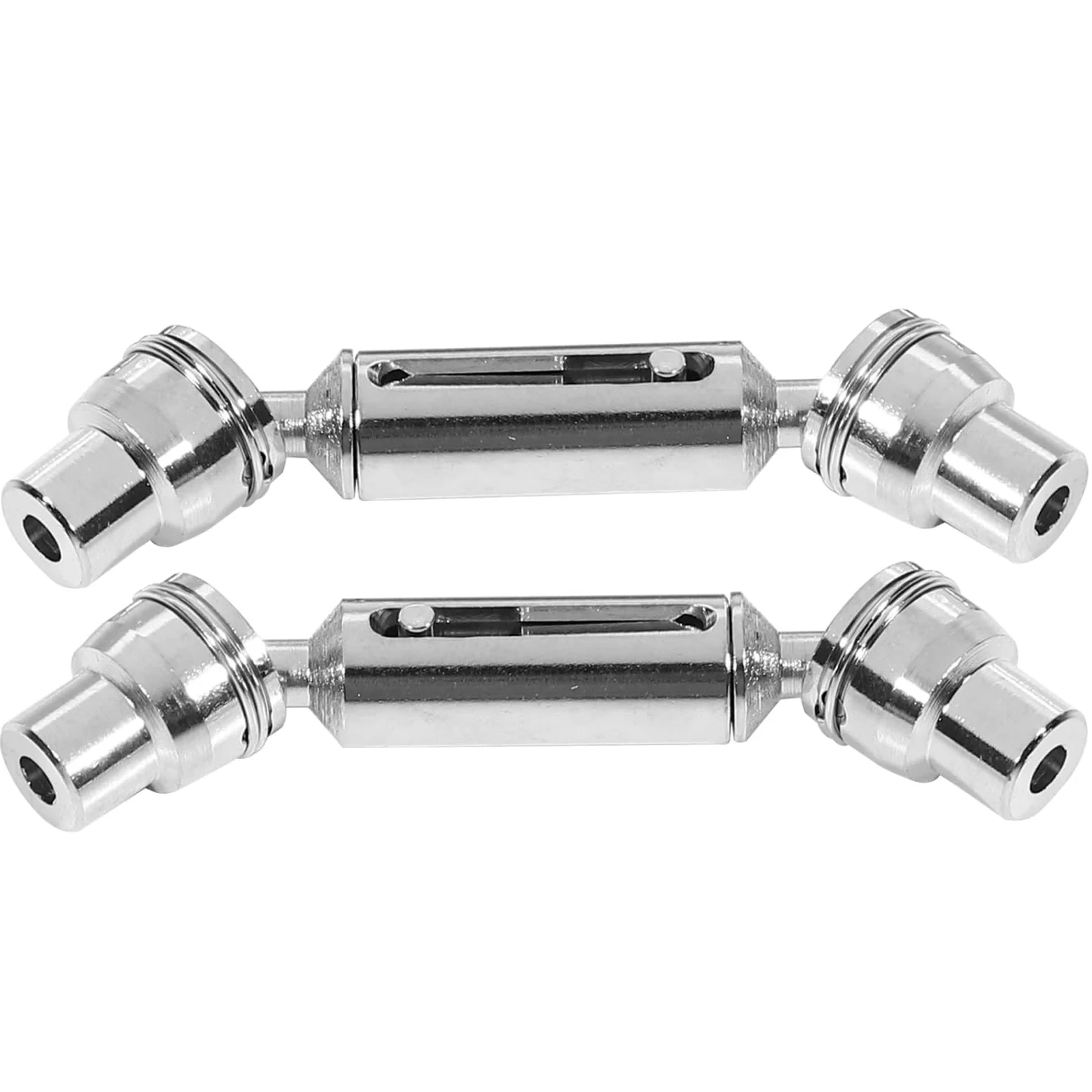 Per WPL C14 C24 C34 Per MN D90 D91 D96 D99 D99S MN90 Per MN98 Per MN99S 2 Pz Metallo Albero Trasmissione RC Auto Aggiornamenti Parti Ricambi Modellini RC