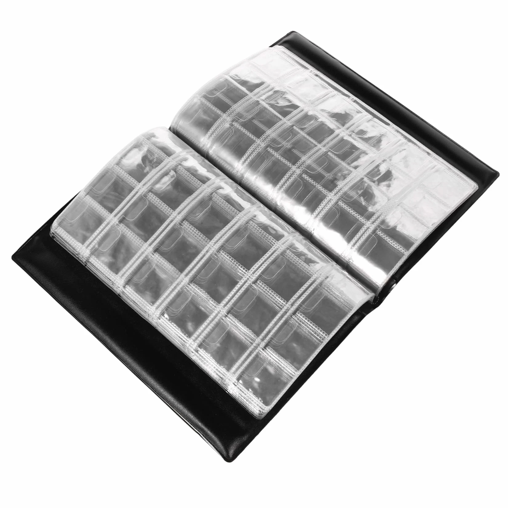 ibasenice Album per Monete da Collezione Grandi Design Trasparente Raccoglitore Sicuro Materiale PVC Resistente per Collezionisti di Monete e Carta Moneta