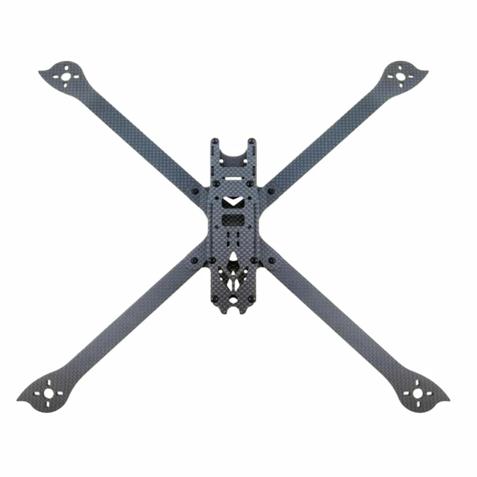 Bracci per telaio per drone in fibra di carbonio 3K da 5 a 9 pollici Accessori per aeromodelli Freestyle 4 mm compatibili con il design(XL6 283mm Frame)