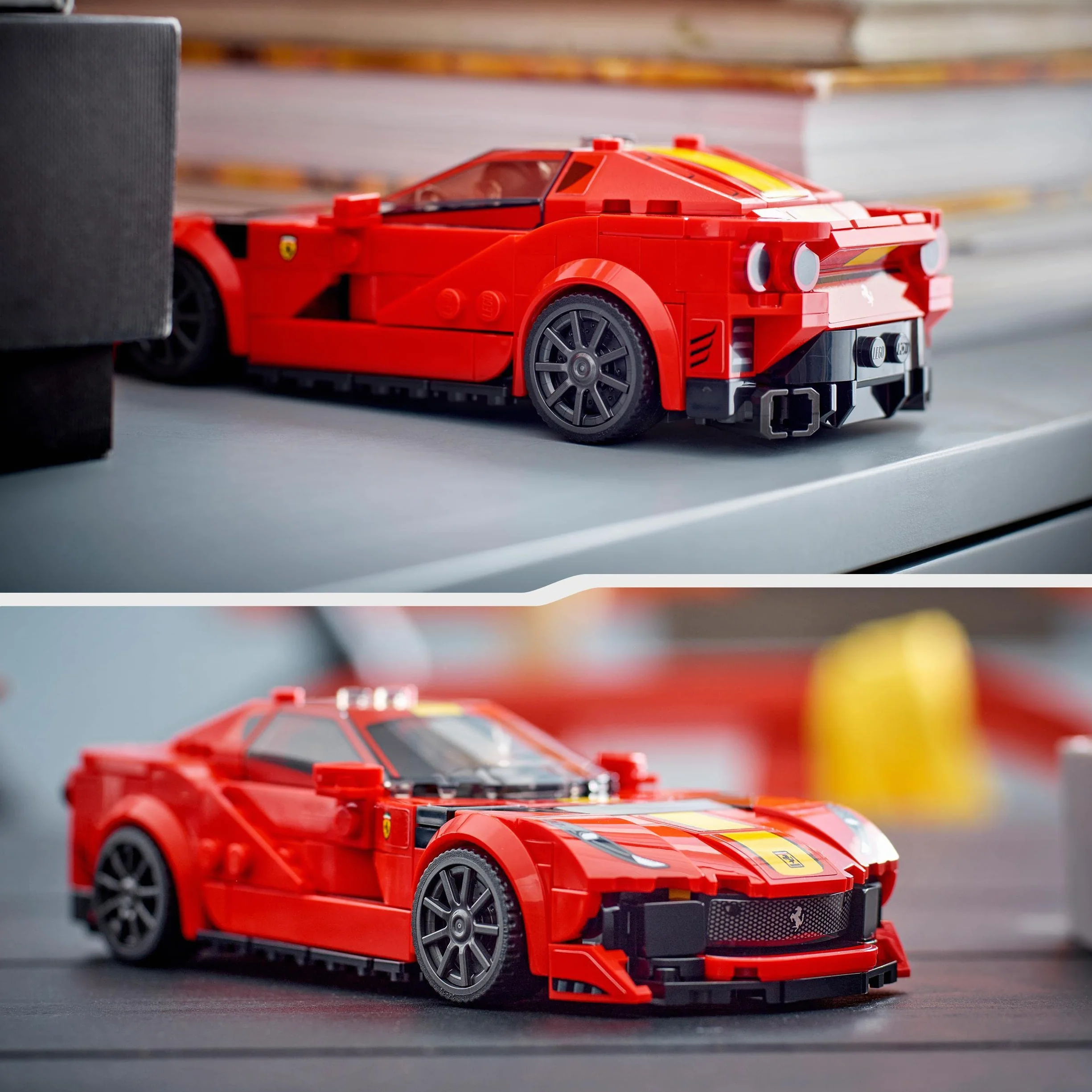LEGO Speed Champions Ferrari 812 Competizione, Modellino di Auto Sportiva da Costruire, Set con Macchina Giocattolo da Collezione, Idea Regalo per Bambini e Bambine da 9 Anni, Serie 2023 76914