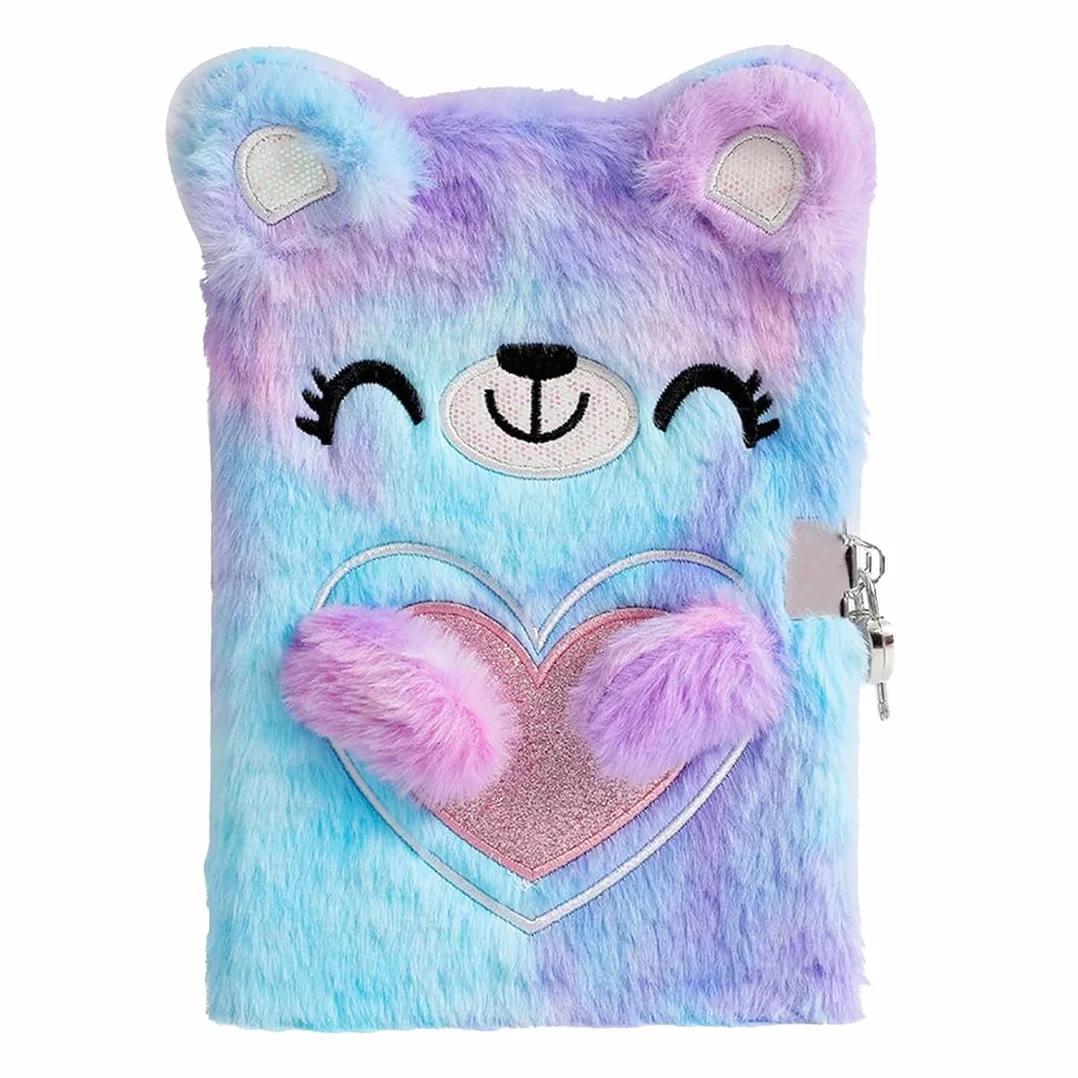 Diario in Peluche per Bambine A5 160 Pagine