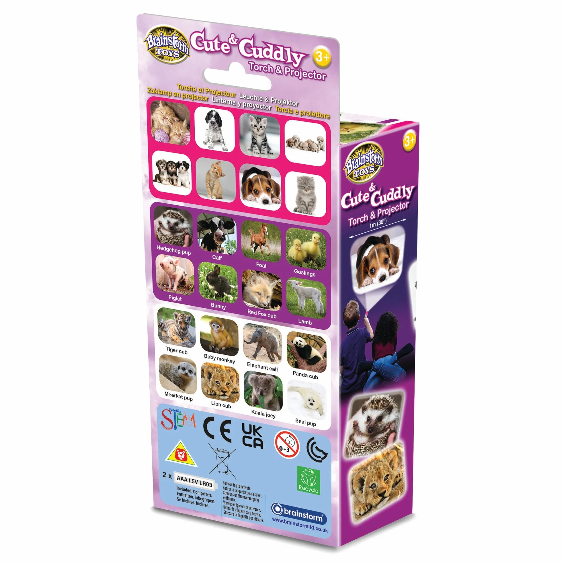 Brainstorm TOYS Cute & Cuddly Torch And Projector