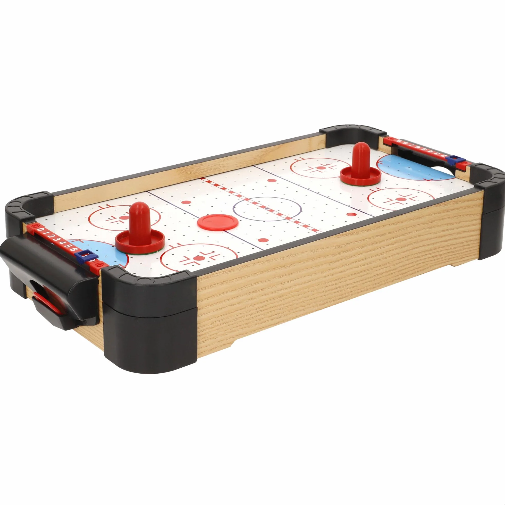 ColorBaby CB Games Air Hockey da tavolo, struttura 40 cm, plastica resistente, 2 pale, 2 dischi, 2 giocatori, giochi da tavolo, giocattoli per bambini, divertimento in famiglia, +6 anni (39528)