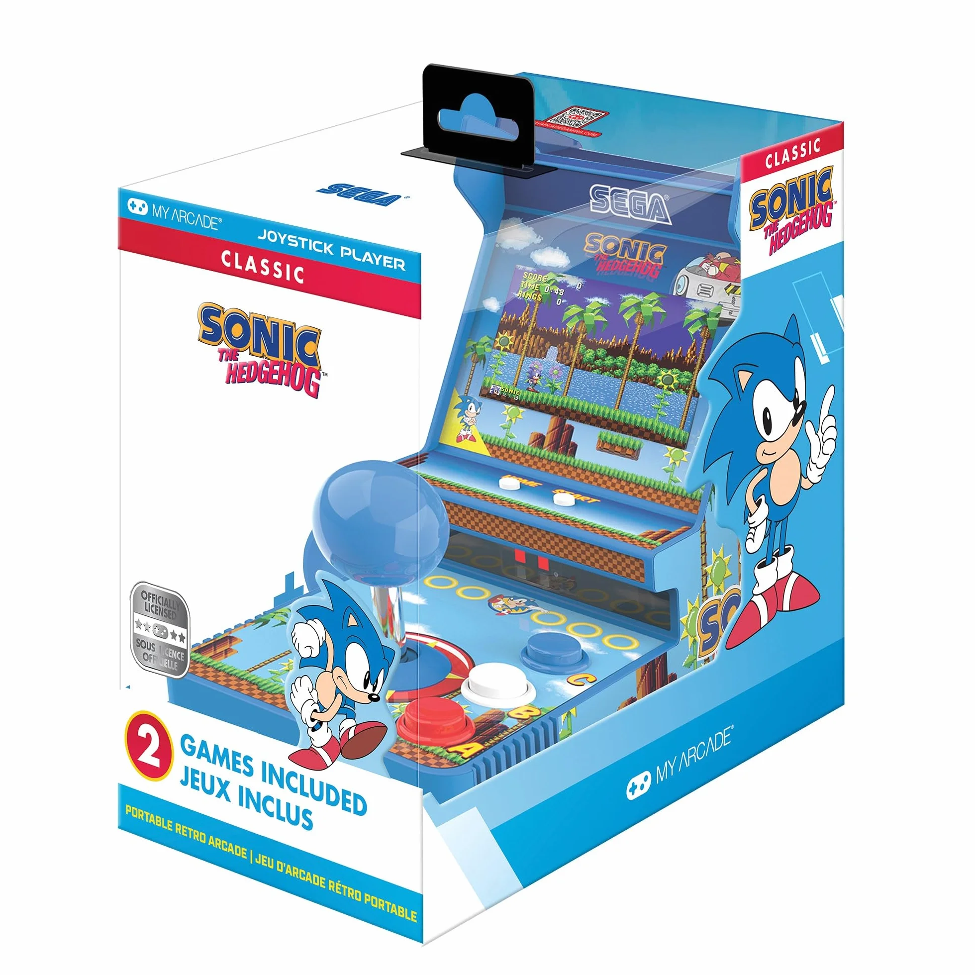 My Arcade - DGUNL-7157 Sonic The Hedghog Joystick Player portatile Retro Arcade