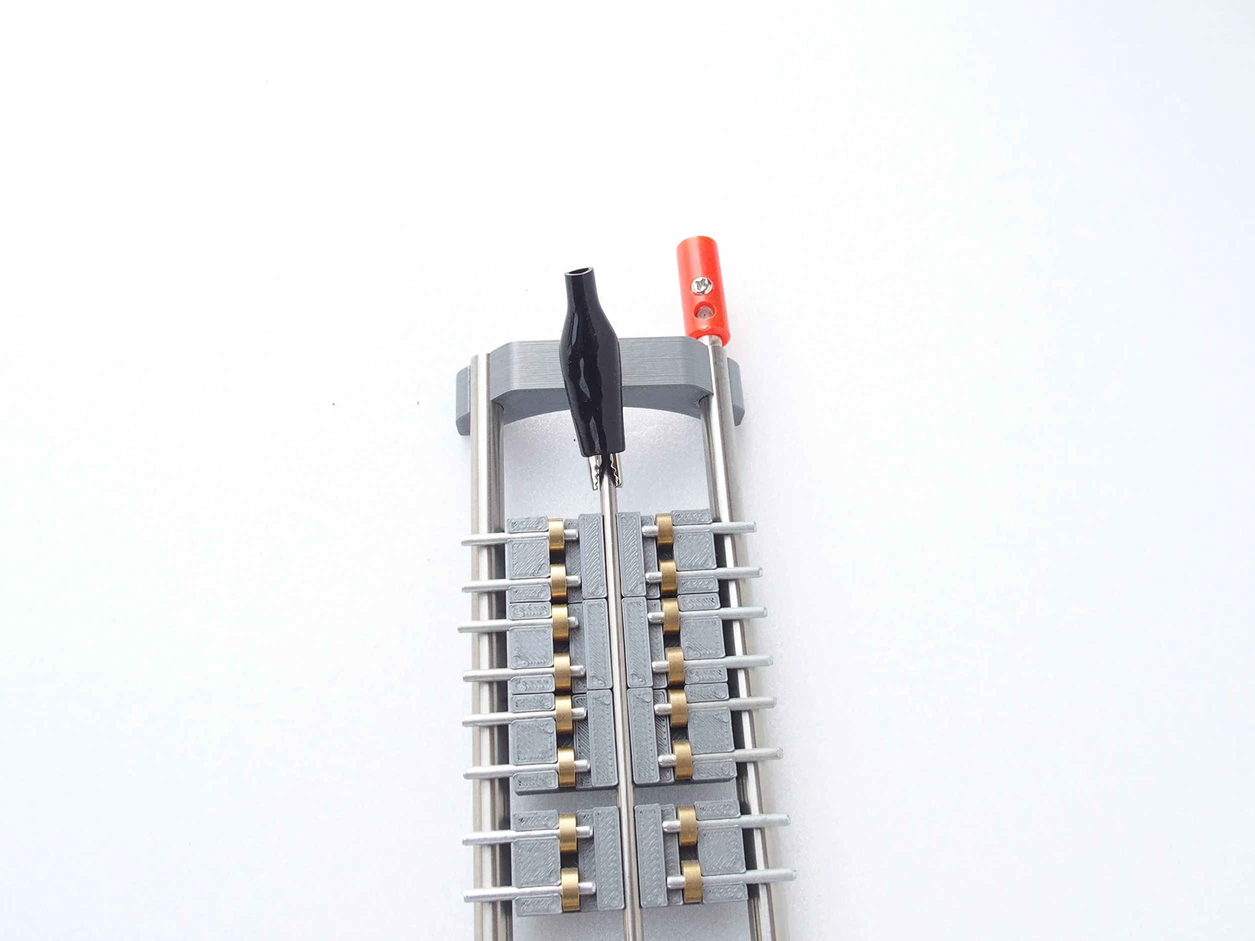 Banco di prova per Locomotiva scala HO 1:87 Treno Miniatura M2R scartamento 16mm (18 carelli)