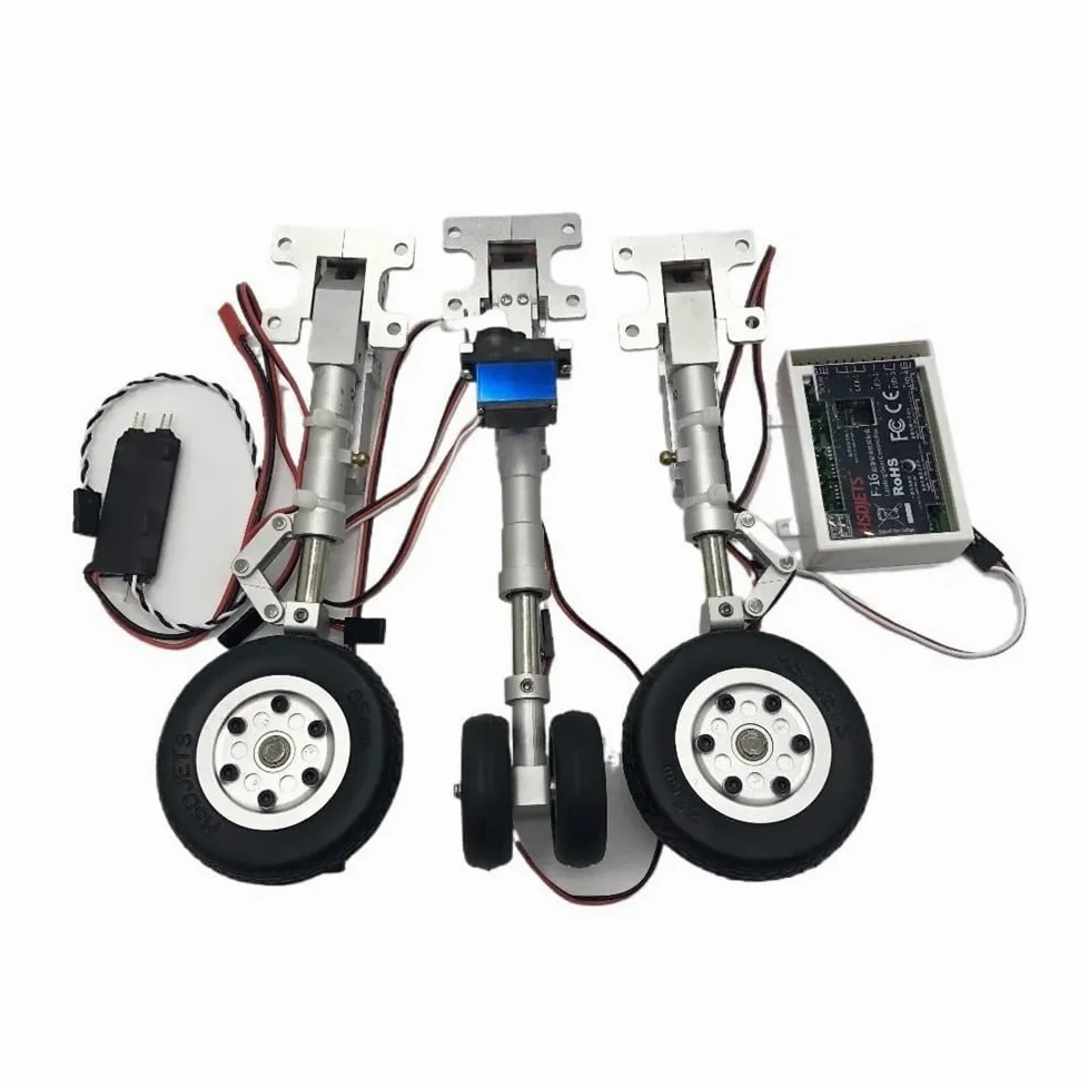 Carrello di atterraggio in metallo del modello aereo RC con turbina HSD(Full W control box)