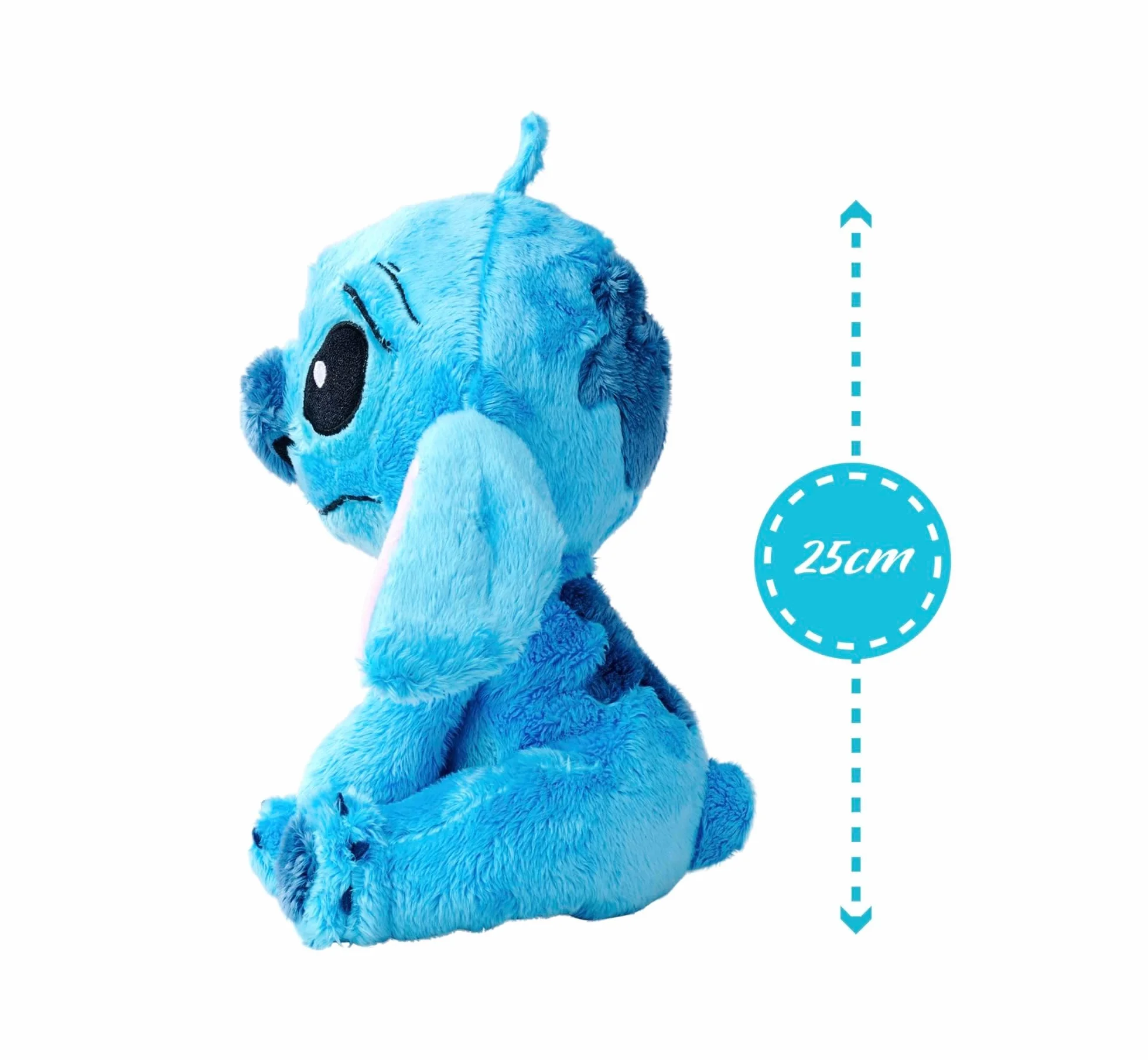 Simba - Peluche Disney Stitch, 6315876953, + 0 Mesi, Cm 25, Blu, 1 unità