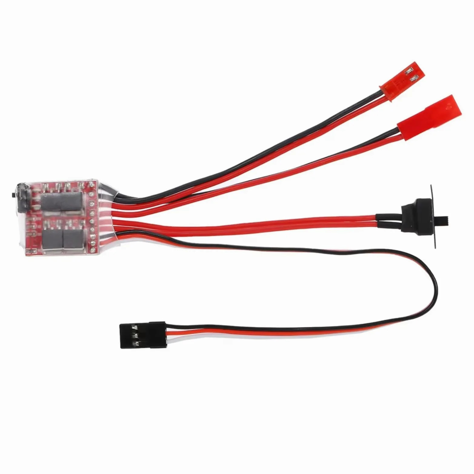 Per 1/16 1/18 1/24 30A Spazzolato ESC Avanti Retromarcia Freno Dual Way Regolatore Velocità Del Motore RC Modello Auto Accessorio Ricambio ESC RC