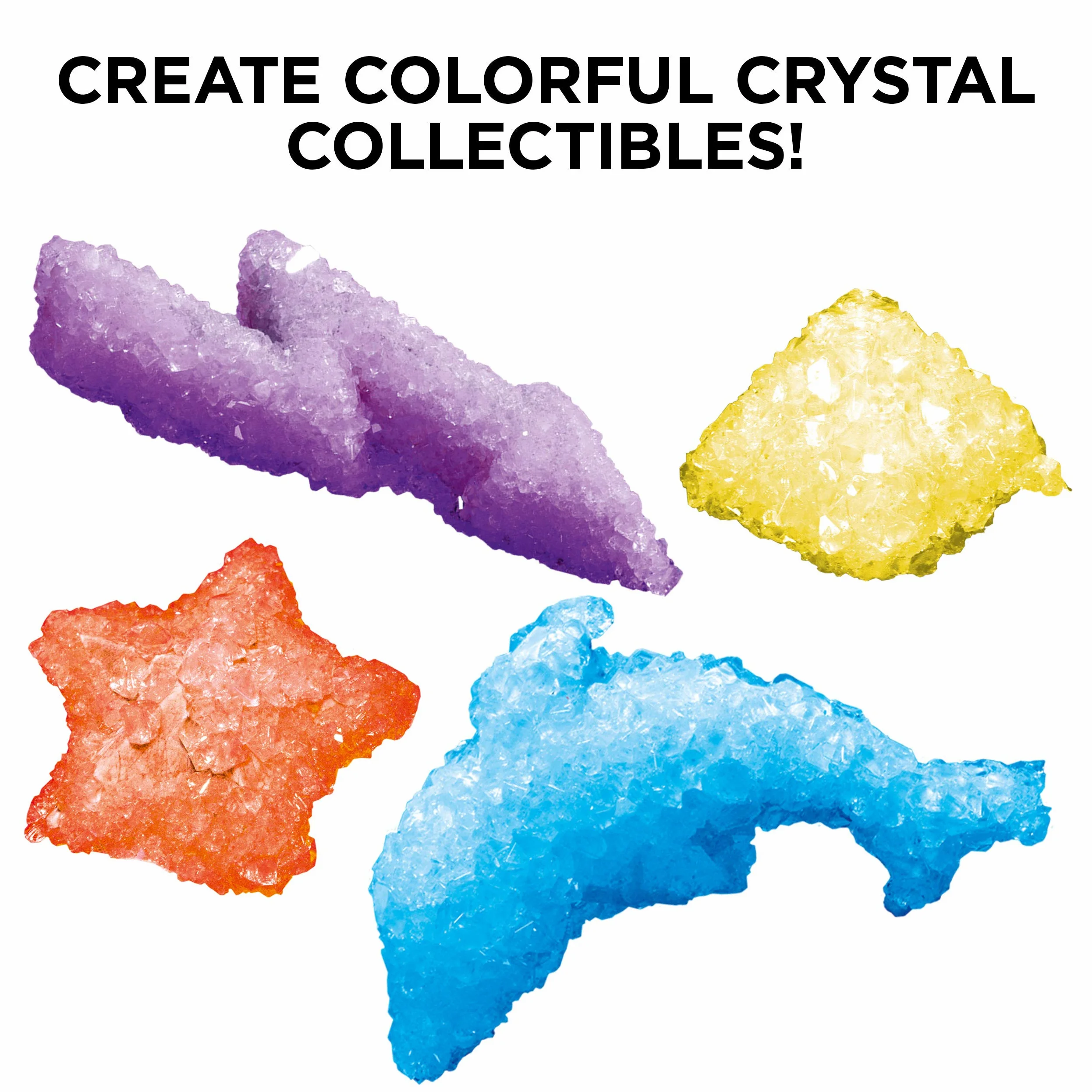 Thames & Kosmos Crystal Growing | Kit per esperimenti STEM | Coltiva dozzine di cristalli scintillanti e colorati! | Scopri la cristallizzazione e conduci esperimenti scientifici classici | Crea geodi