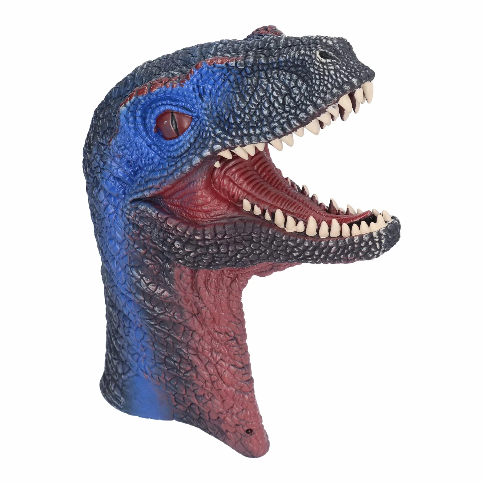 Burattino a Mano a Forma di Dinosauro, Giocattolo Interattivo in Morbida Gomma Atossica per Bambini