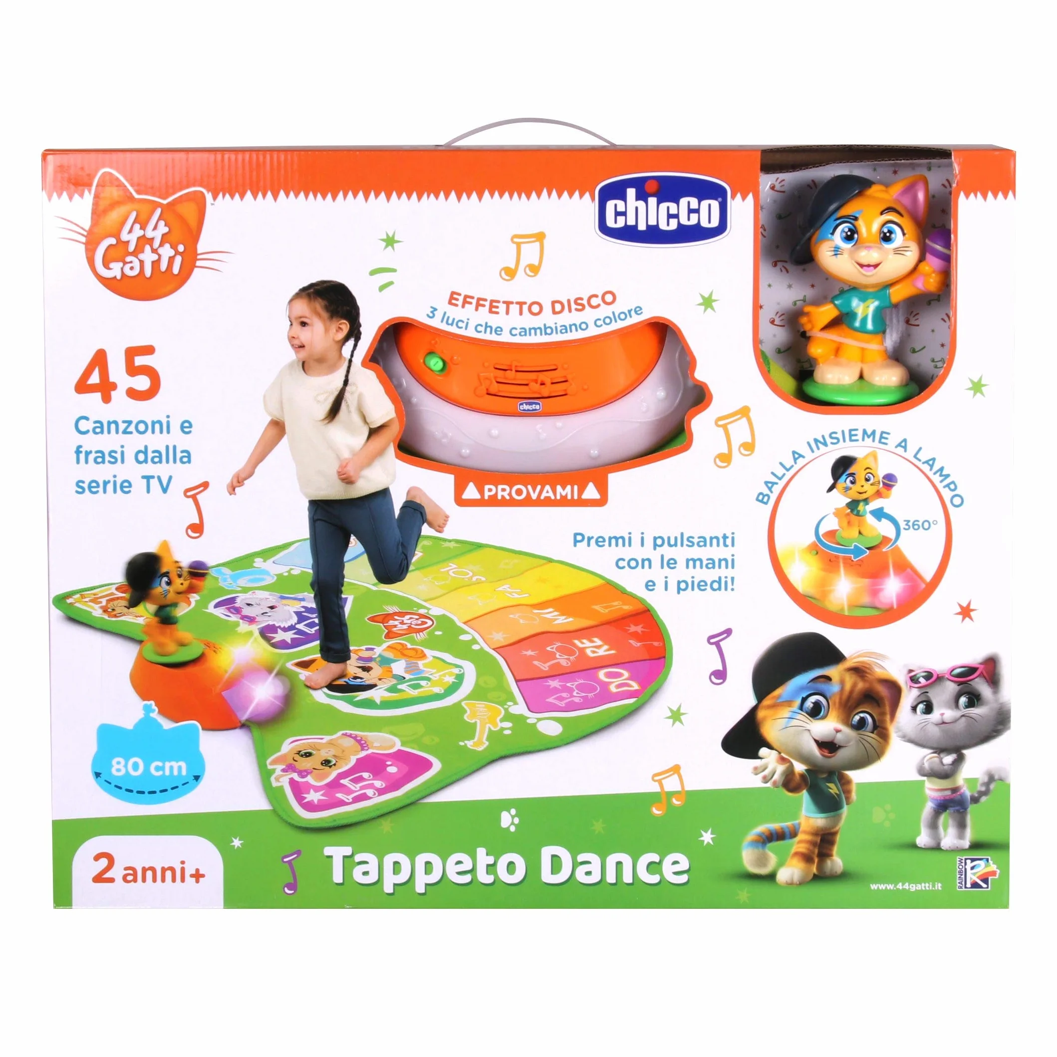 Chicco Gioco Tappeto Dance 44 Gatti 2 4 Anni