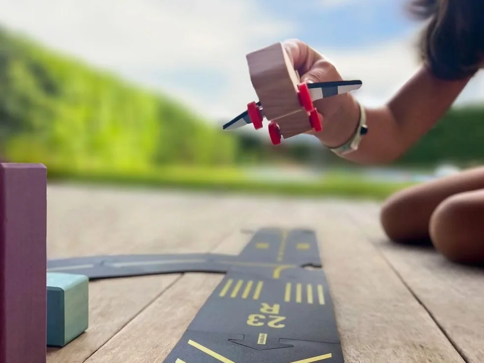 Waytoplay - Tour Aeroporto - Legno,Gomma - Runway