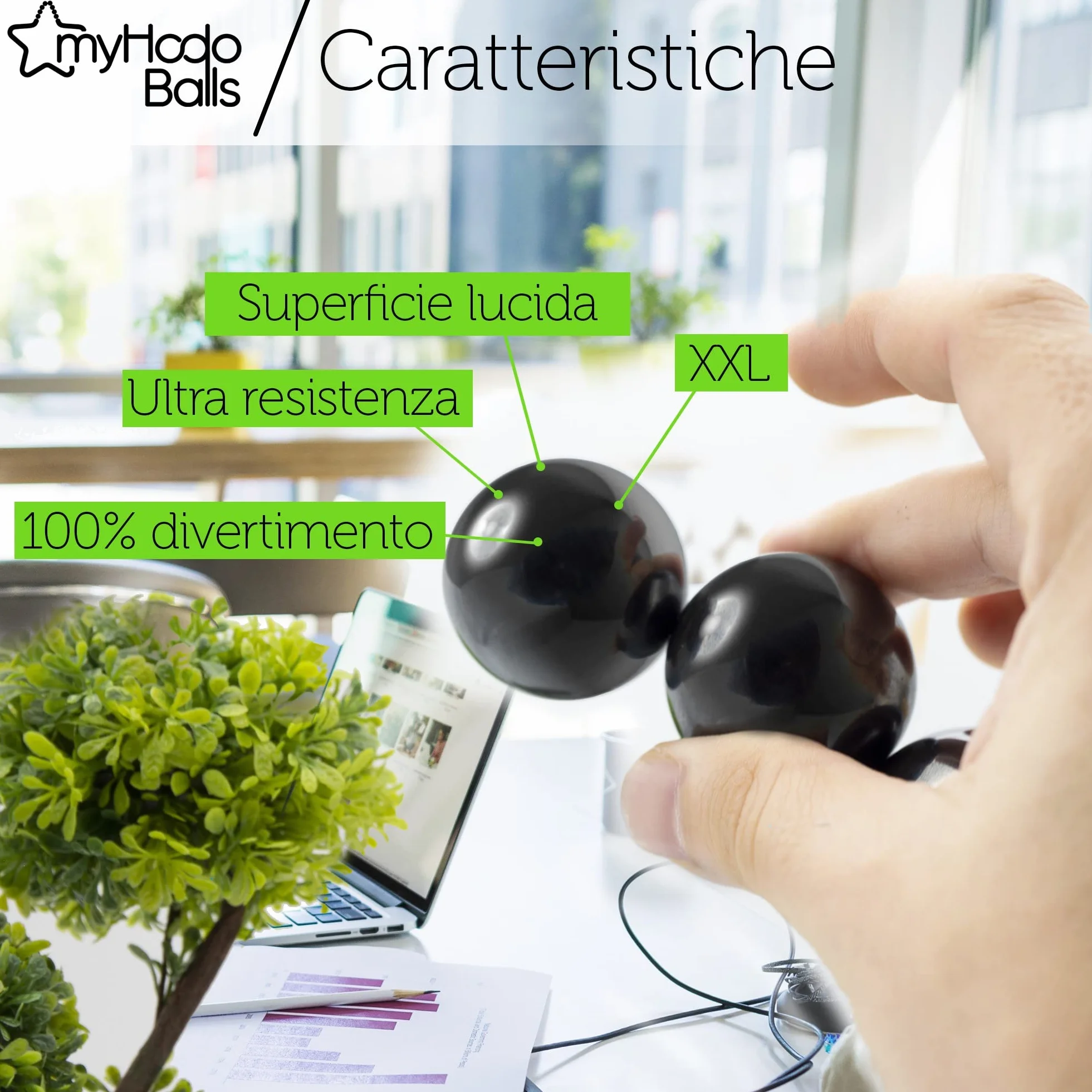 Magnetic Balls 20mm 20 Magneti Palline Magnetiche Ematite XL