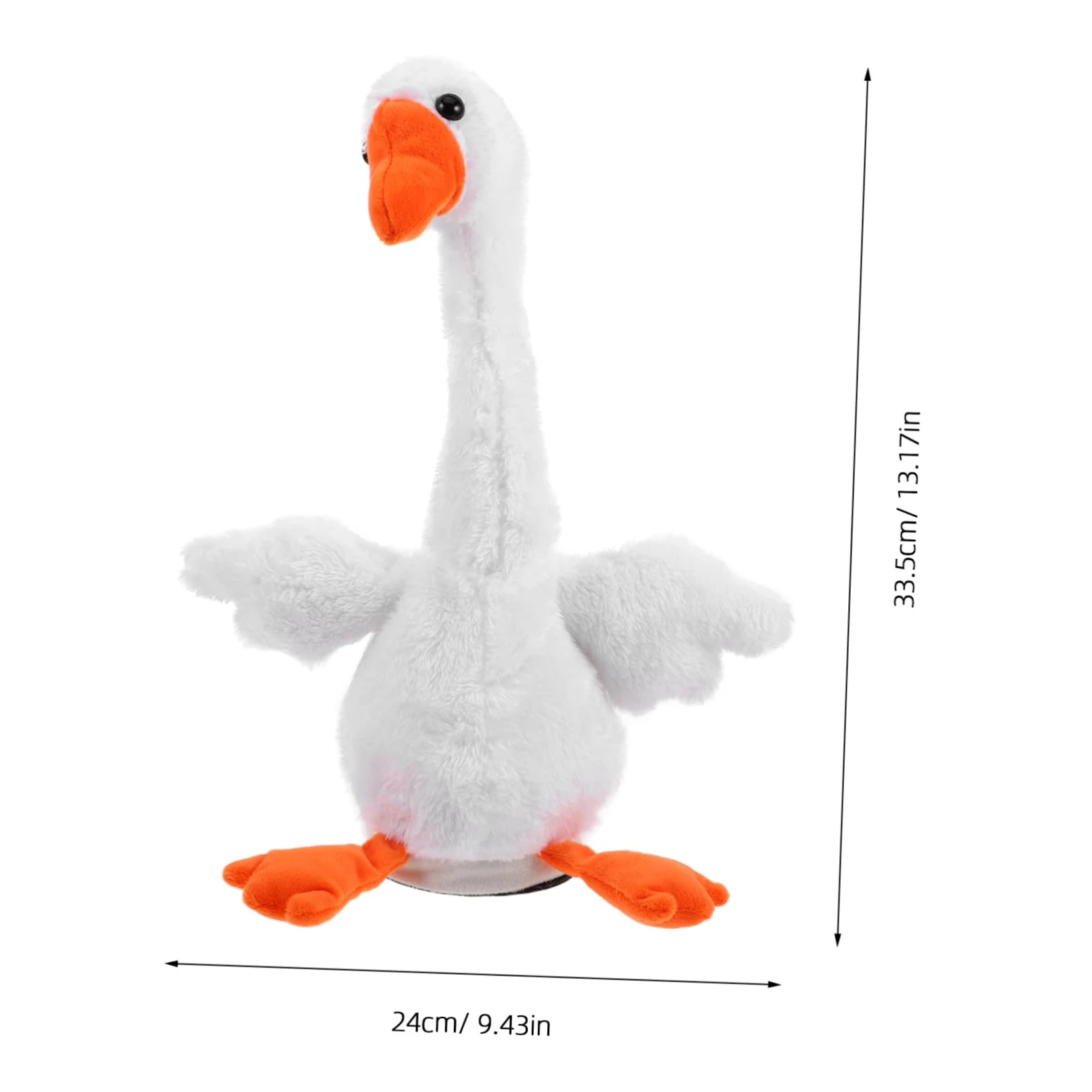 Gioco di Lancio Anelli Interattivo per Bambini Anatra Elettronica, Leggero in Peluche, per Asili Nido e Bancarelle Notturne, Set Completo per Divertimento Educativo