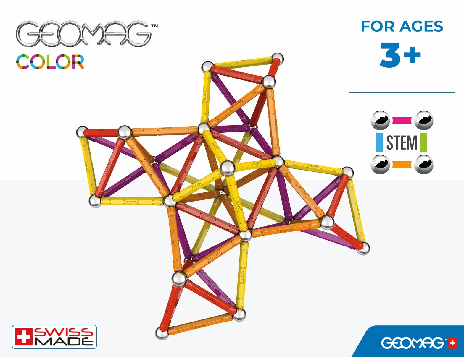 Geomag 264 - Classic Colore, 127 Pezzi